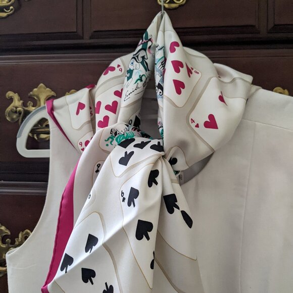 Hermes "Jeu de Cartes" Scarf, 90 cm - Picture 1 of 12